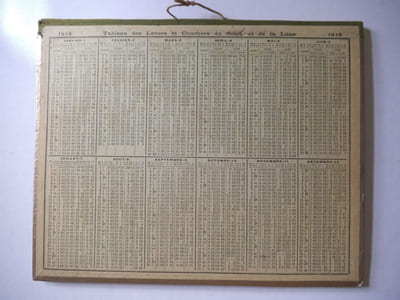 Almanach des Postes et des télégraphes Année 1918