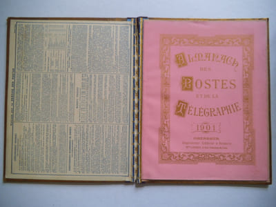 Almanach des Postes et des télégraphes. Année 1901