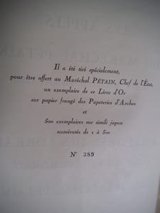 Les appels du Maréchal PETAIN et la réponse des Lorrains