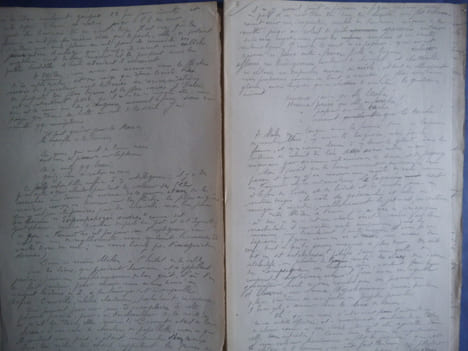 Lettre à la Présidente. GAUTIER Théophile