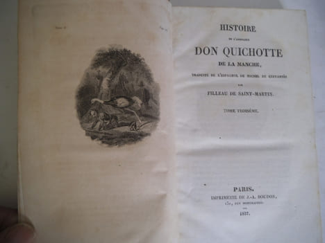 Histoire de l’admirable Don Quichotte de la Manche. CERVANTES Miguel de 