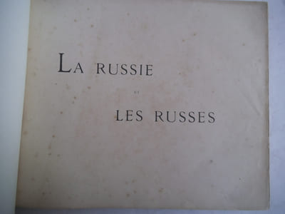 La Russie et les Russes