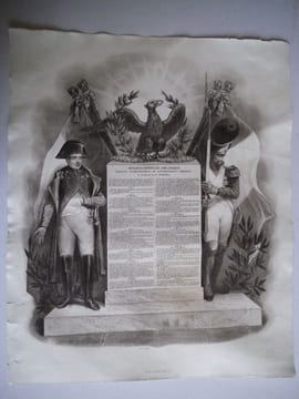 Sénatus-consulte organique portant établissement du gouvernement Impérial du 28 Floréal An 12 (18 mai 1804) . BINET
