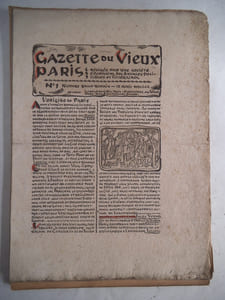 GAZETTE du VIEUX PARIS