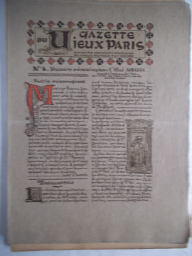 GAZETTE du VIEUX PARIS. ROBIDA ALBERT