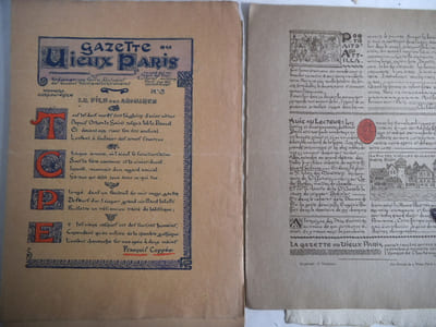 GAZETTE du VIEUX PARIS