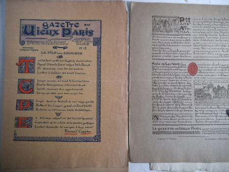GAZETTE du VIEUX PARIS. ROBIDA ALBERT