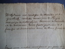 pages manuscrites. BRYAS Comtesse Marquise de Molinghem.