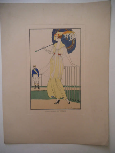  Sportswoman:au pesage. . LHUER Victor