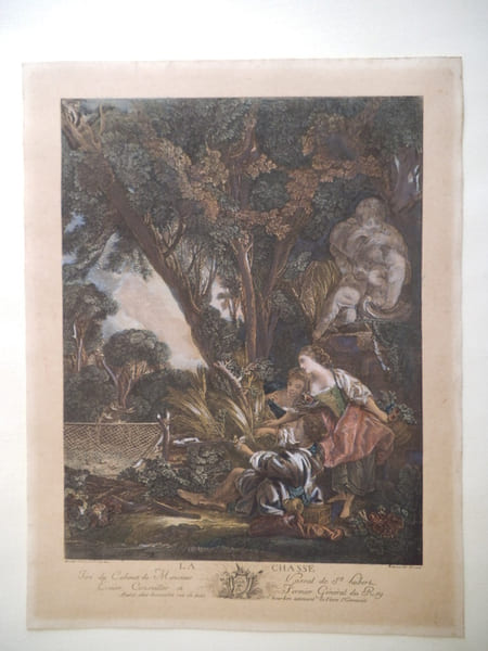 La chasse. BOUCHER (d’apr&egrave;s)