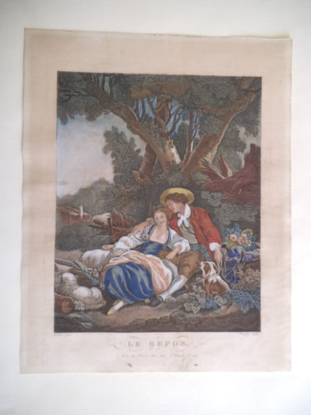 Le repos . BOUCHER(d’apr&egrave;s)