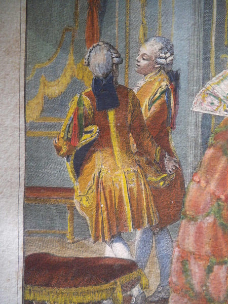 La Dame du palais de la Reine. MOREAU J.M 
