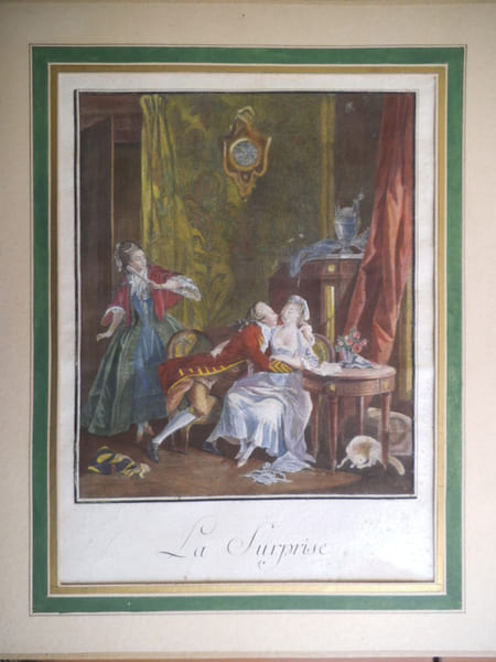 La surprise . MOREAU J.M