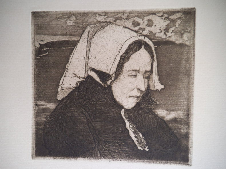 Vieille femme d’Ouessant  . COTTET Charles