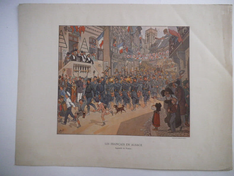 Les Fran&ccedil;ais en Alsace. PIERLIS 