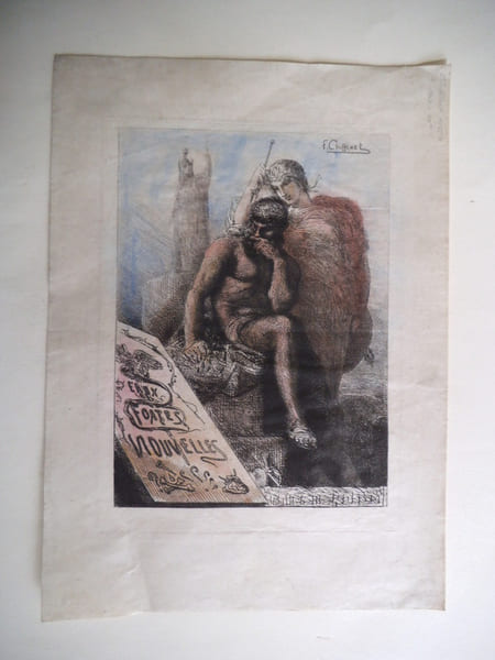 frontispice pour Eaux fortes nouvelles. . CHIFFLART F. 