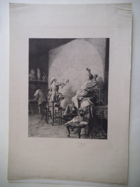 L’atelier . LELOIR Maurice