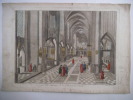 Vue intérieure de la cathédrale de Dorth.. Vue d’optique 
