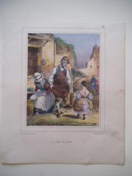 La croix de Jésus-l’agréable partie-La leçon de danse . GAVARNI-GRENIER-PIGAL