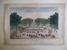 La grande salle des bosquets à Versailles. Vue d’optique