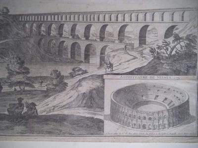 Description du pont du Gard et de l’amphithéâtre de Nîsme.