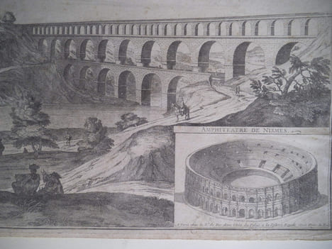 Description du pont du Gard et de l’amphithéâtre de Nîsme. . de fer Nicolas