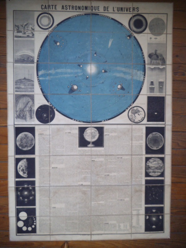 Carte astronomique de l’Univers. LAPORTE Etienne