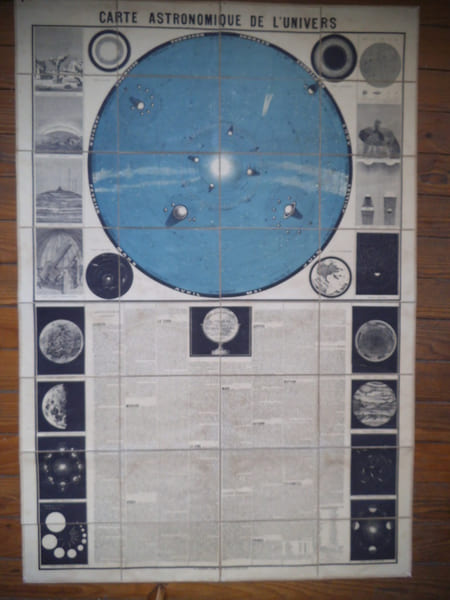 Carte astronomique de l’Univers. LAPORTE Etienne