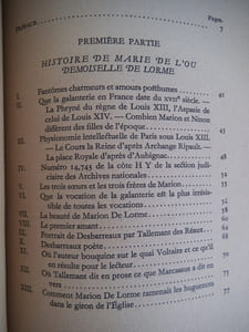 Histoire et légende de Marion De Lorme 