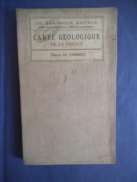 Profils g&eacute;ologiques. . Ancienne maison CORION Charles Geffroy successeur
