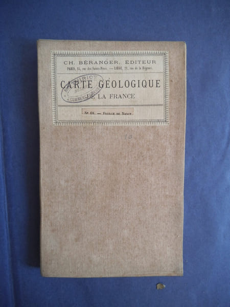 Profils g&eacute;ologiques.. Ancienne maison CORION Charles Geffroy successeur