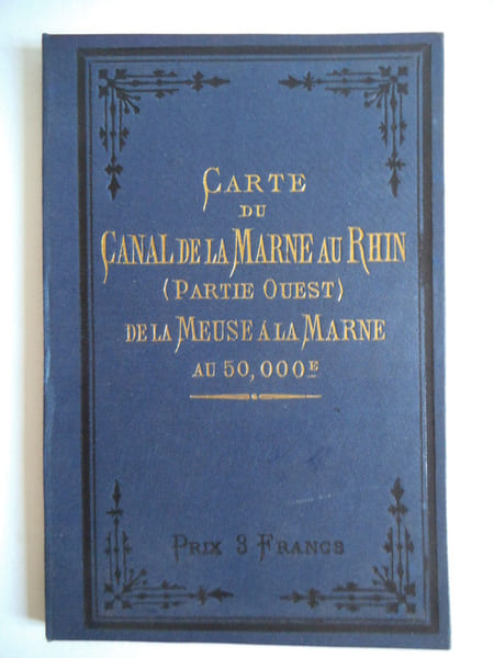carte de la Marne au Rhin (partie ouest).. VUILLAUME  R.