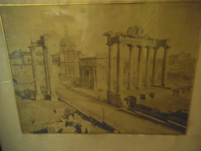 Place du forum à Rome vers 1860.