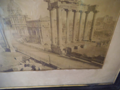 Place du forum à Rome vers 1860.