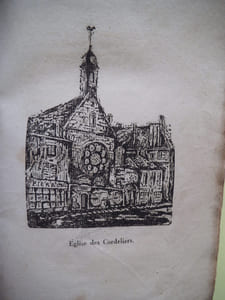 Précis historique et descriptif sur l’église des Cordeliers,