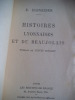 Histoires Lyonnaises et du Beaujolais. SCHNEIDER  E.