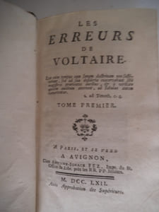 Les erreurs de Voltaire