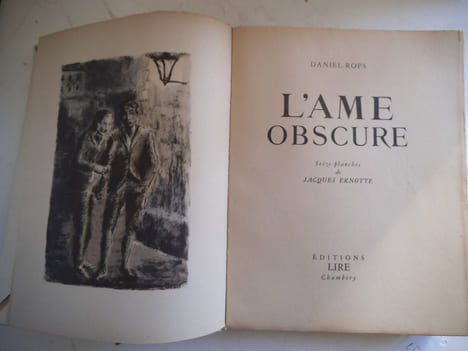 L’âme obscure . ROPS Daniel