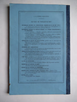 La cité de Carcassonne (Aude) . VIOLLET LE DUC 