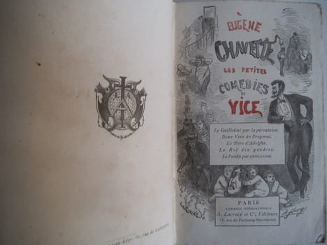 les petites comédies du vice.. CHAVETTE Eugène