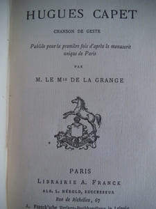 chansons de geste.