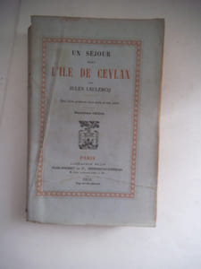 Un séjour dans l’Ile de Ceylan.