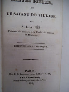 Maître Pierre ou le savant de village entretiens sur la botanique, entretiens sur la zoologie, entretiens sur l’hygiène.