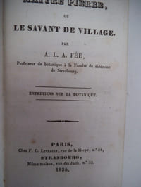 Maître Pierre ou le savant de village entretiens sur la botanique, entretiens sur la zoologie, entretiens sur l’hygiène.  