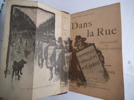 Dans la Rue chansons et monologues.. BRUANT Aristide