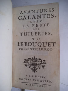 Aventures galantes avec la Feste des Tuileries