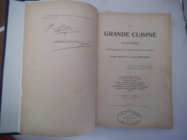 Le grand livre de la Cuisine by Prosper Montagné