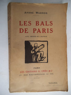 Les bals de Paris . WARNOD André