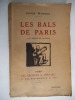 Les bals de Paris . WARNOD André 