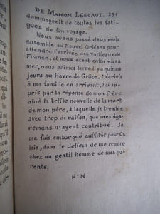 Histoire du Chevalier DES GRIEUX et de MANON LESCAUT